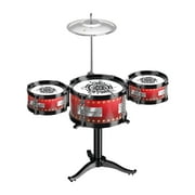 Kids Drum Set Plastic Toy Drum Set for Kids 1 - 5 Years Old Boys Girls Musical Instruments Playing Beats Toys Ideal Gift Toy for Toddlers